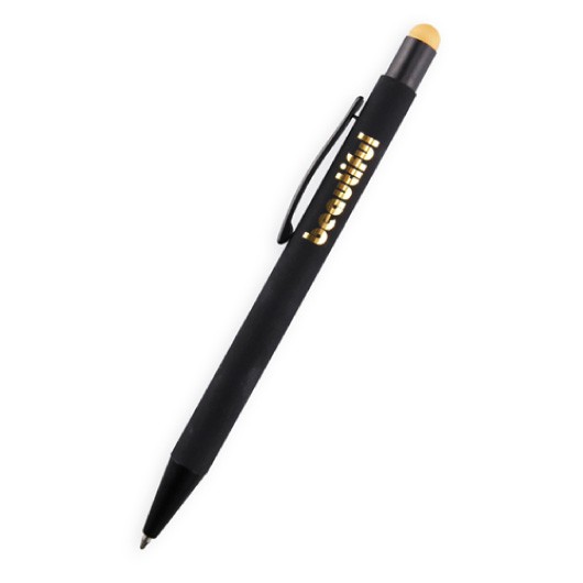 Black Gold Coloured Mirror Stylus Pens
